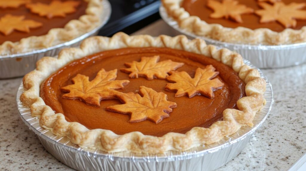 Pumpkin pies.